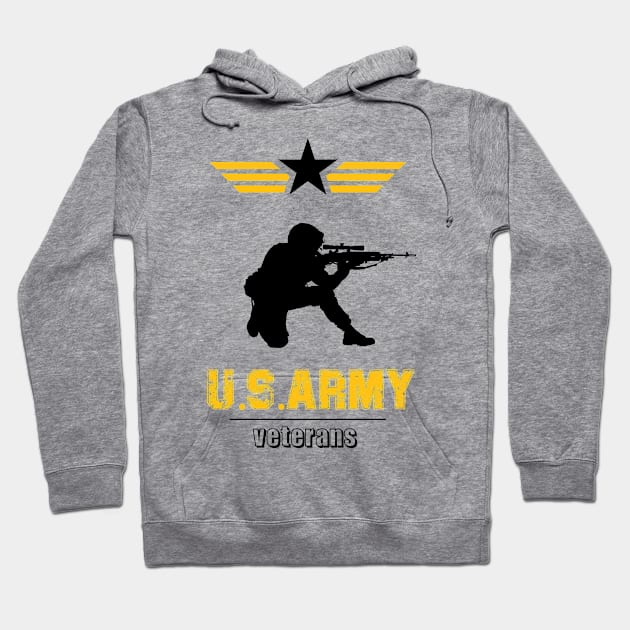 veterans day  us army Hoodie by barwarrior